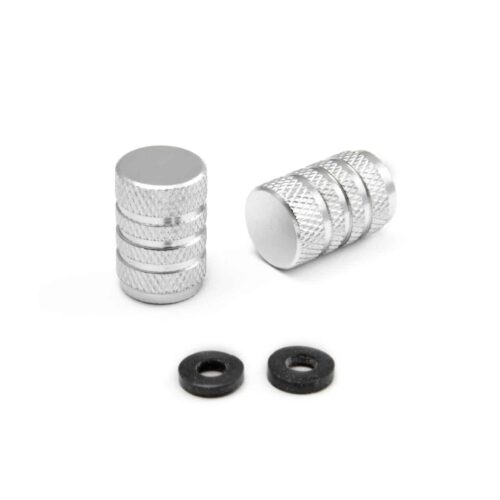 حزمة غطاء غبار صمامات الإطارات الألومنيوم ×2