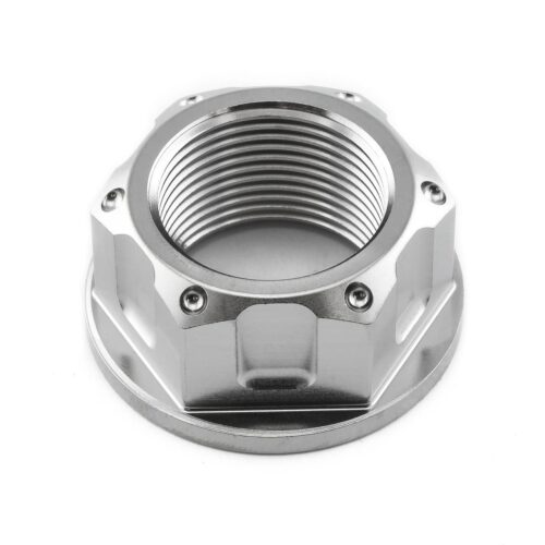 Titanium Flanged Axle Nut Front Wheel
