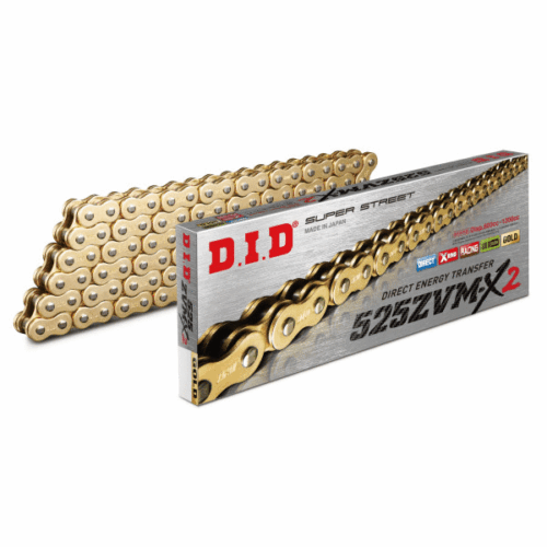DID 525 pitch ZVM-X2 X-RING Gold (120 links)